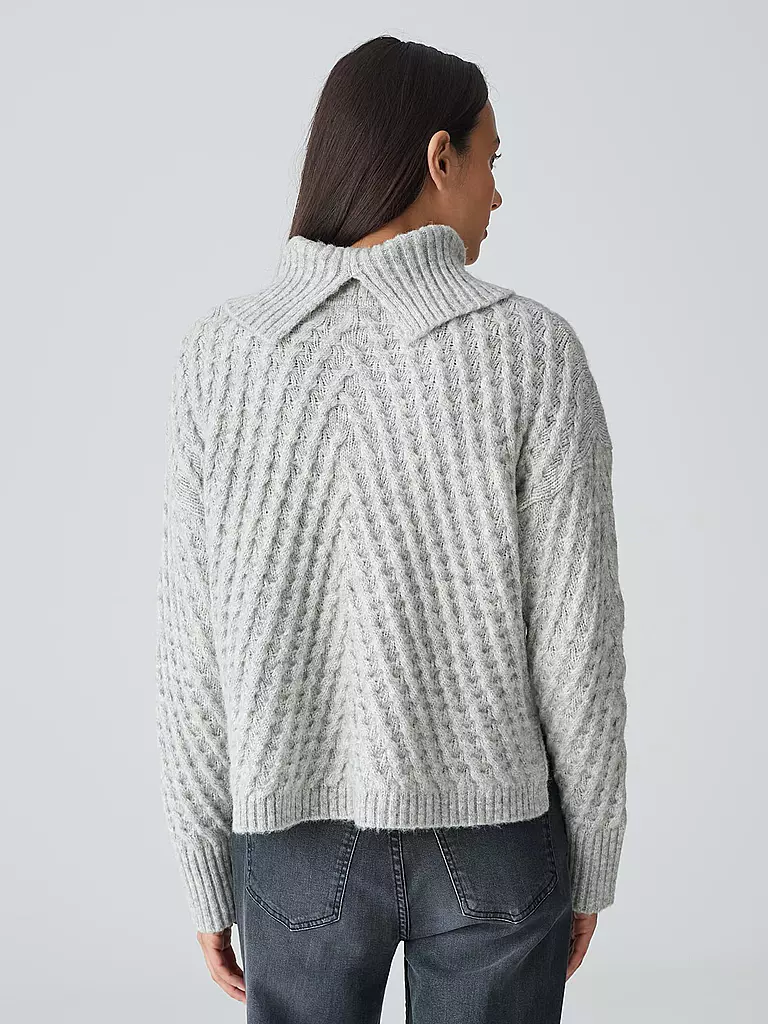 OPUS | Rollkragenpullover PLINEA | grau