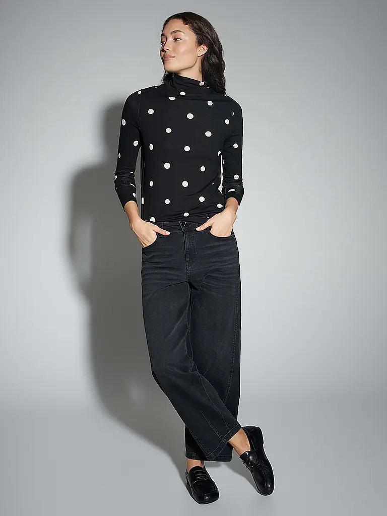 OPUS | Rollkragenpullover SIPUNKTO | Schwarz