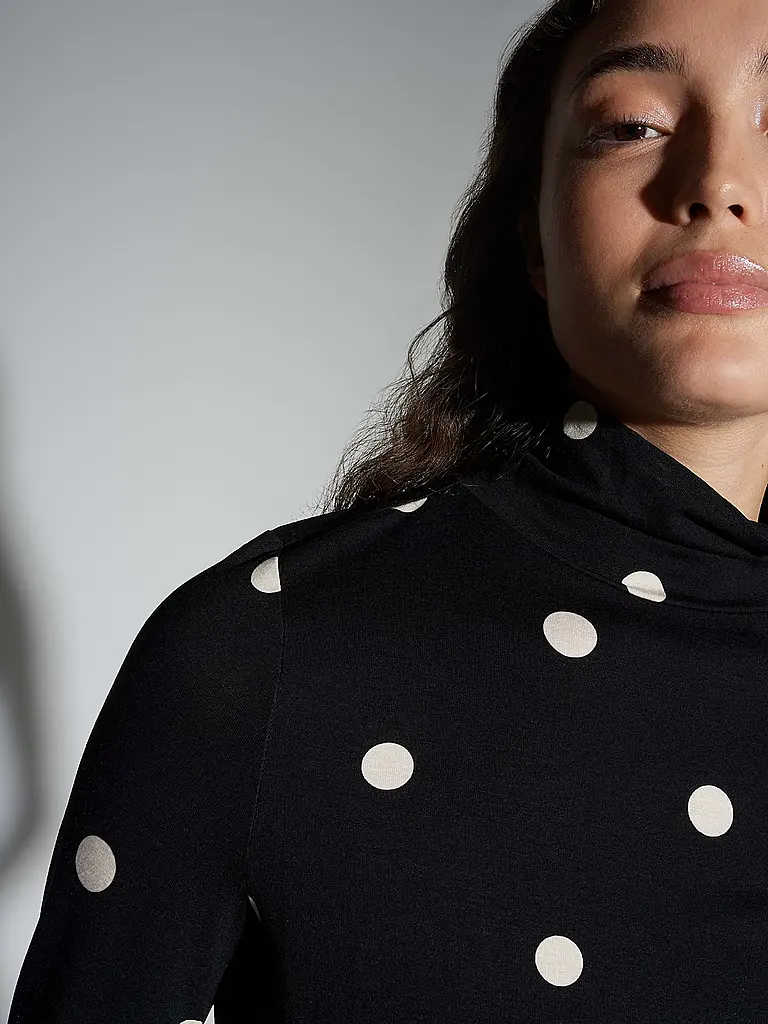 OPUS | Rollkragenpullover SIPUNKTO | Schwarz