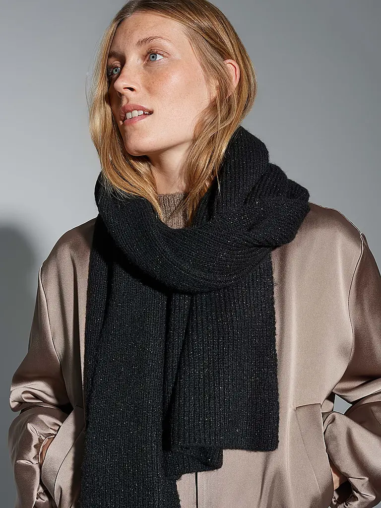 OPUS | Schal ASHINY | Schwarz