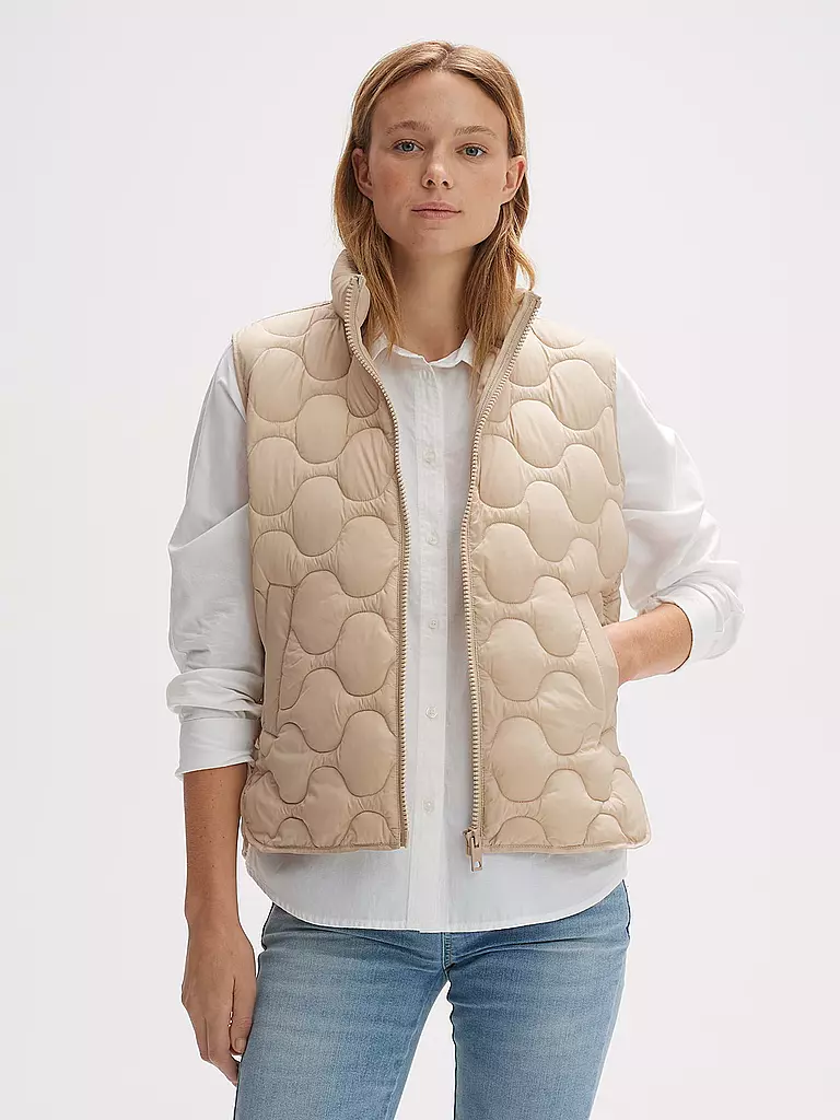 OPUS | Steppgilet WELINO | beige