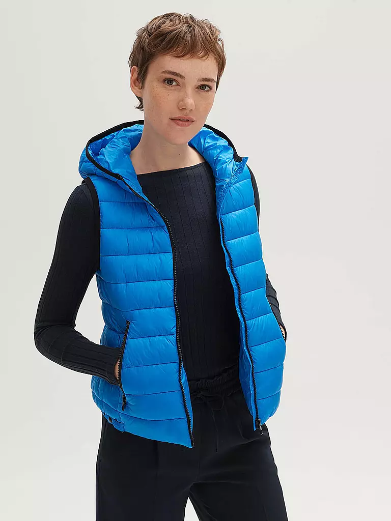 OPUS | Steppgilet WENISE | blau