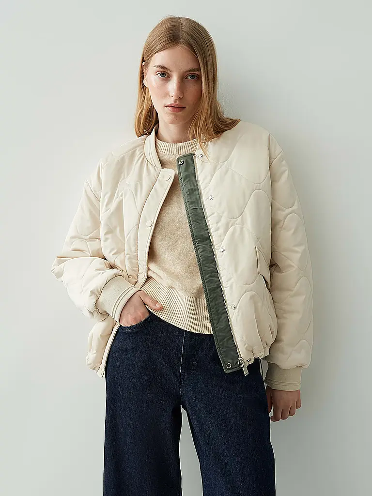 OPUS | Steppjacke HALLINU | creme