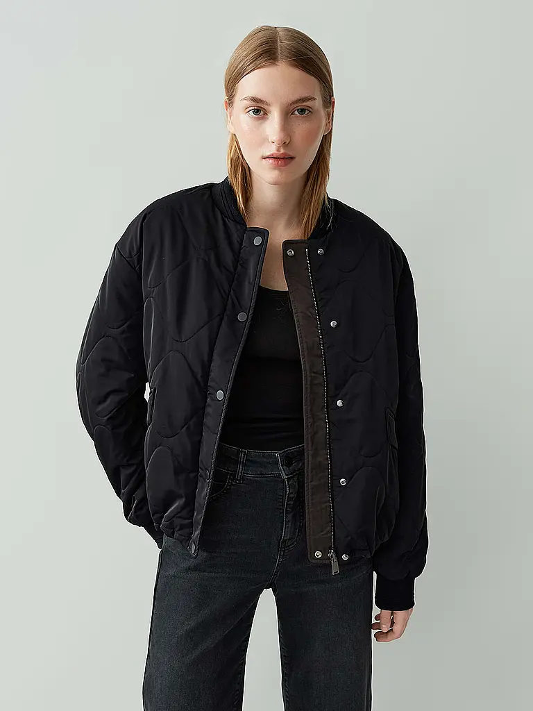 OPUS | Steppjacke HALLINU | schwarz