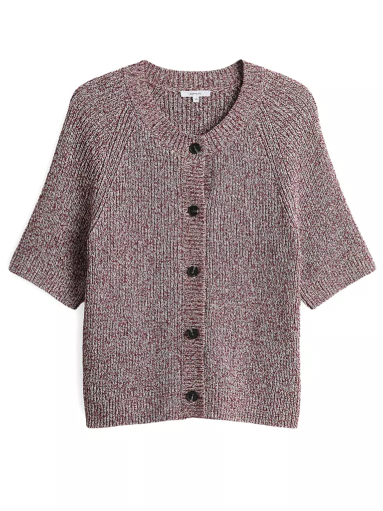 OPUS | Strickjacke DACKI | dunkelrot