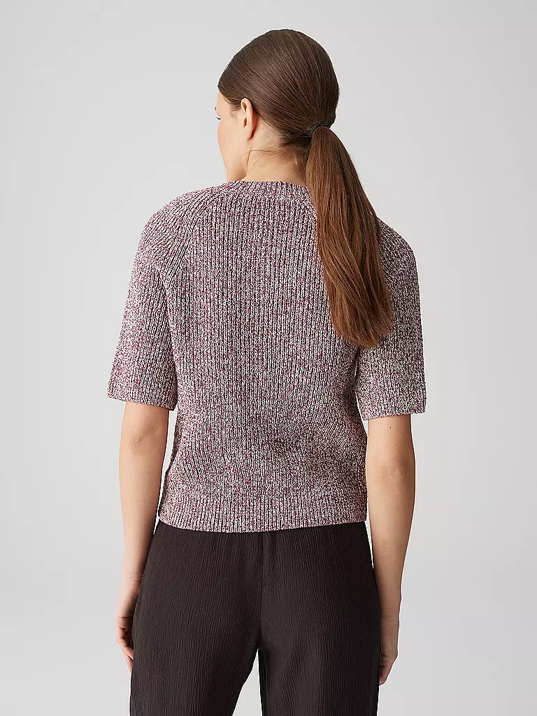 OPUS | Strickjacke DACKI | dunkelrot