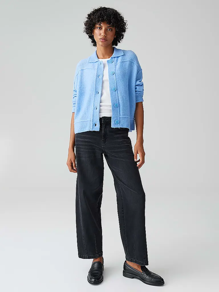 OPUS | Strickjacke DANEKE | Hellblau