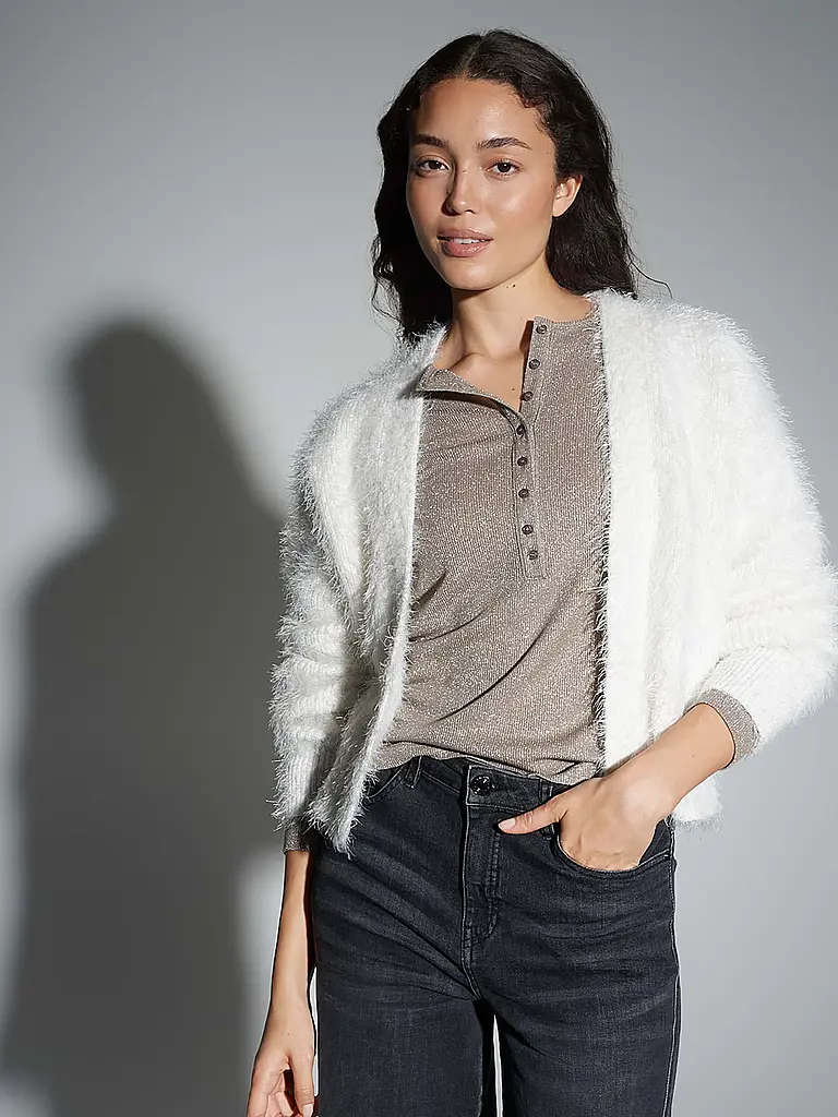 OPUS | Strickjacke DEDER | Creme