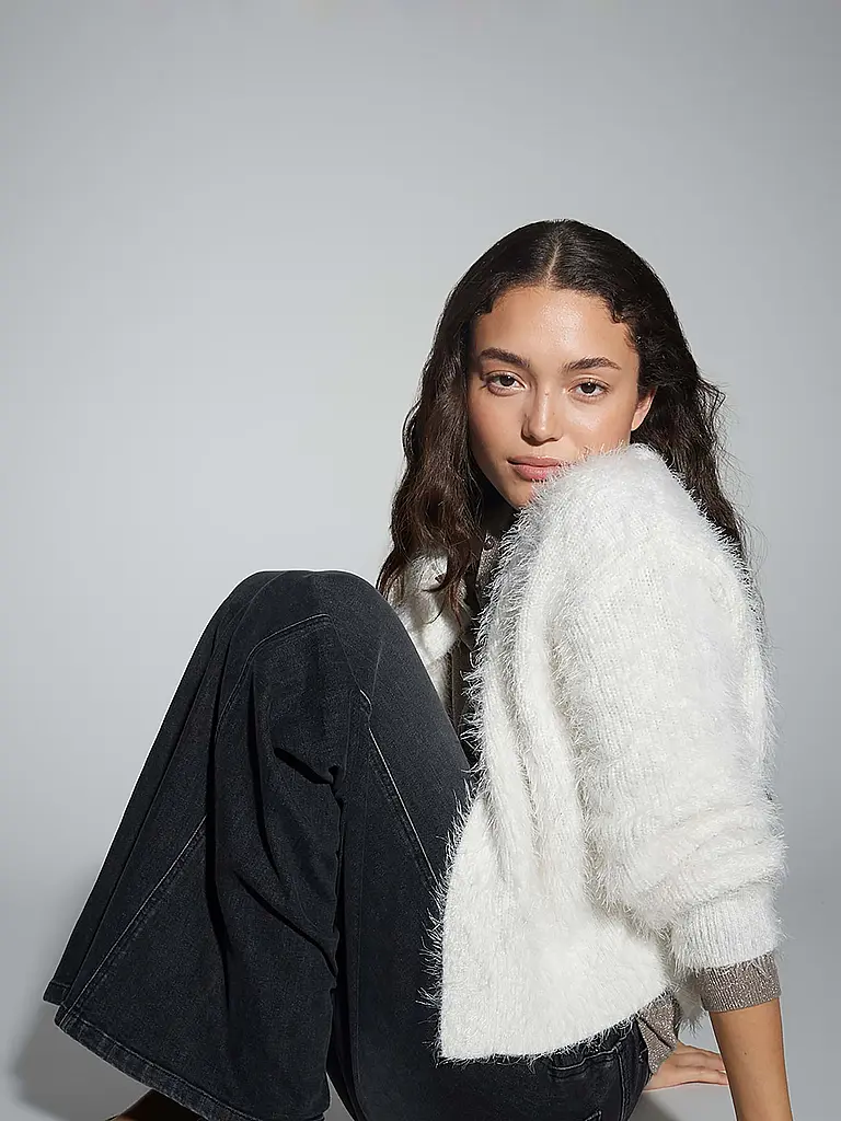 OPUS | Strickjacke DEDER | Creme