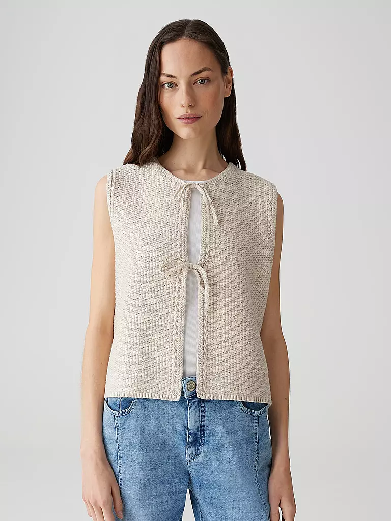 OPUS | Strickjacke DEMILI | creme