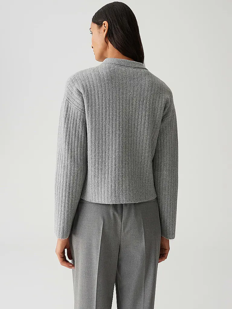 OPUS | Strickjacke DINKINE | grau