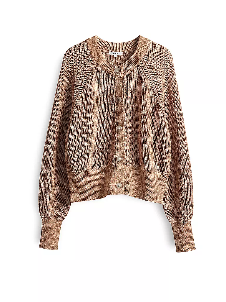 OPUS | Strickjacke DOLPINE | camel