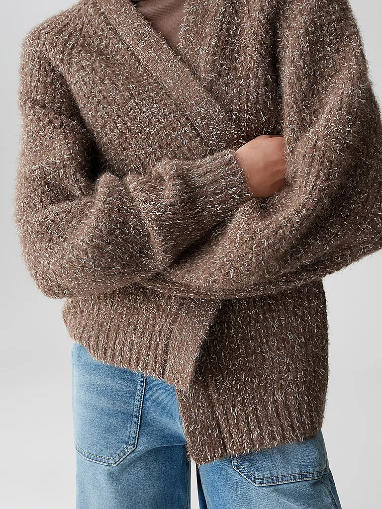 OPUS | Strickjacke DORNIE | braun