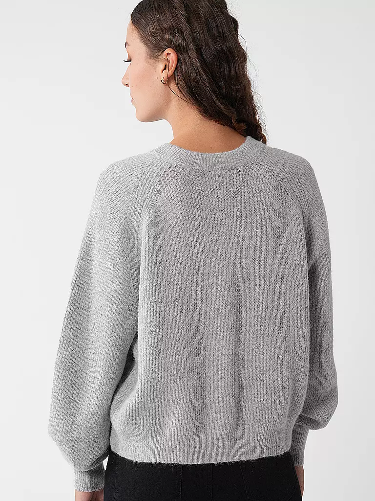 OPUS | Strickjacke DORTY | hellgrau