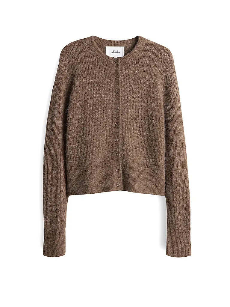 OPUS | Strickjacke DRENI | braun