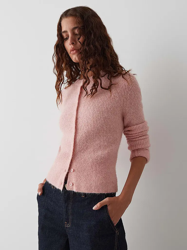 OPUS | Strickjacke DRENI | rosa