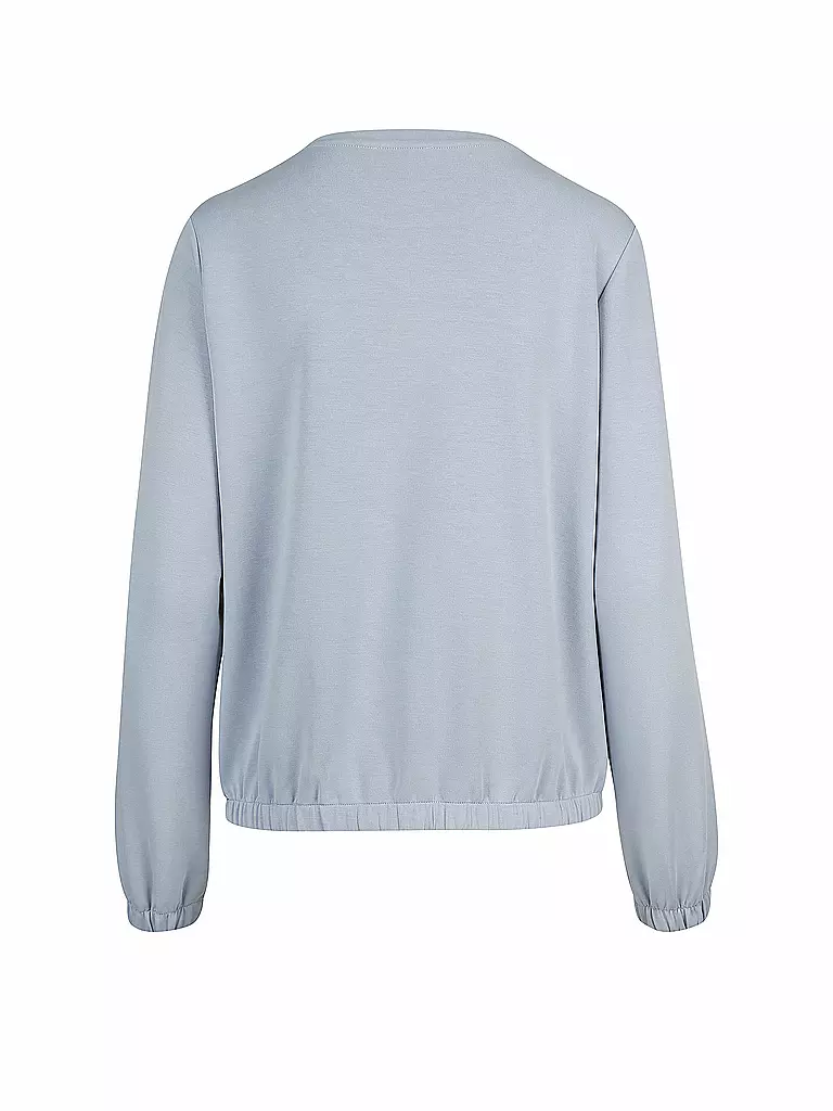OPUS | Sweater "Grinz" | blau
