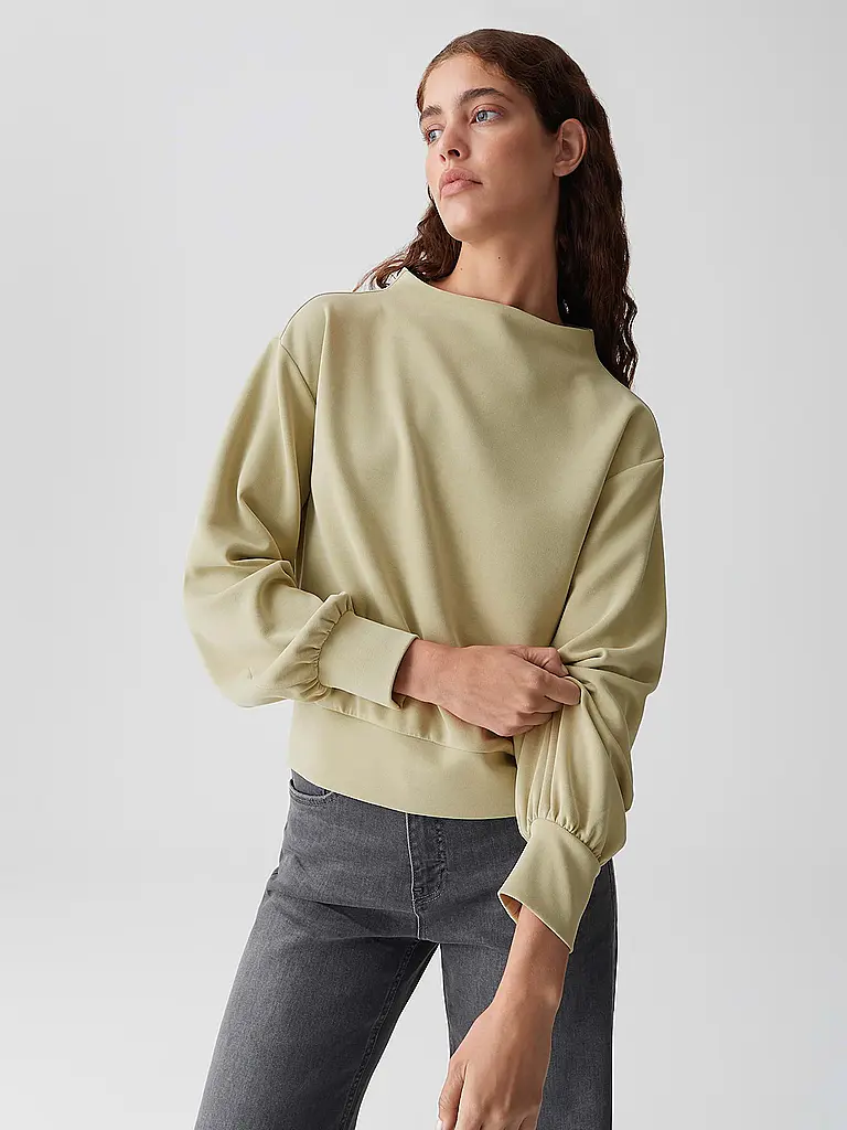 OPUS | Sweater GABLINA | hellgrün