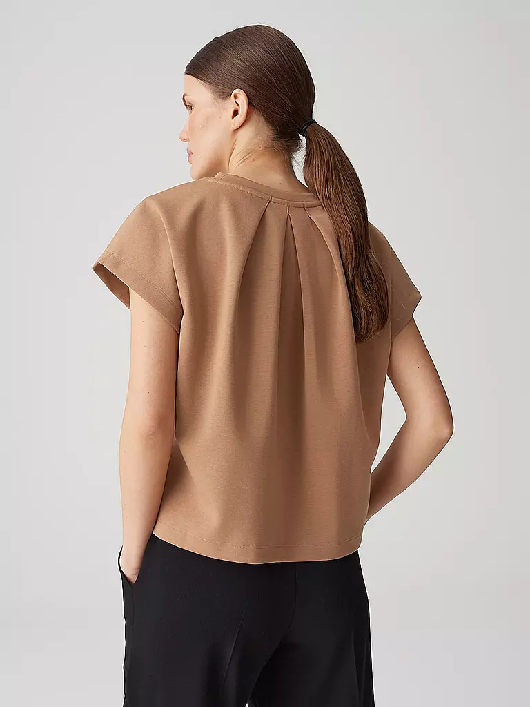 OPUS | Sweatshirt GANNE | hellbraun