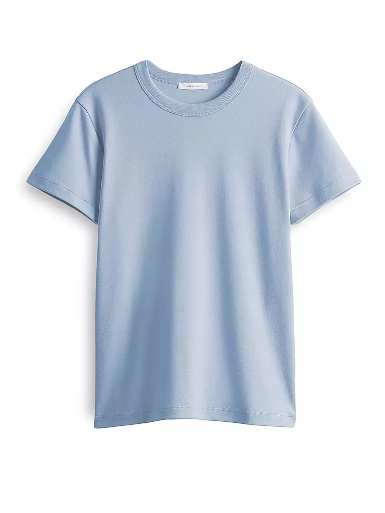 OPUS | T-Shirt SAMUN | hellblau