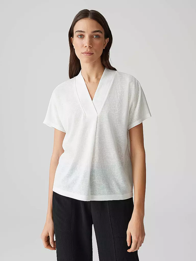 OPUS | T-Shirt SANZE | creme