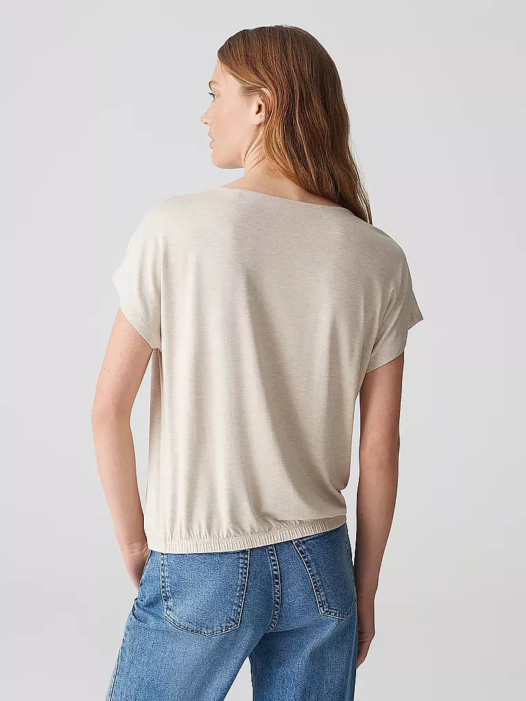 OPUS | T-Shirt SASSER | beige