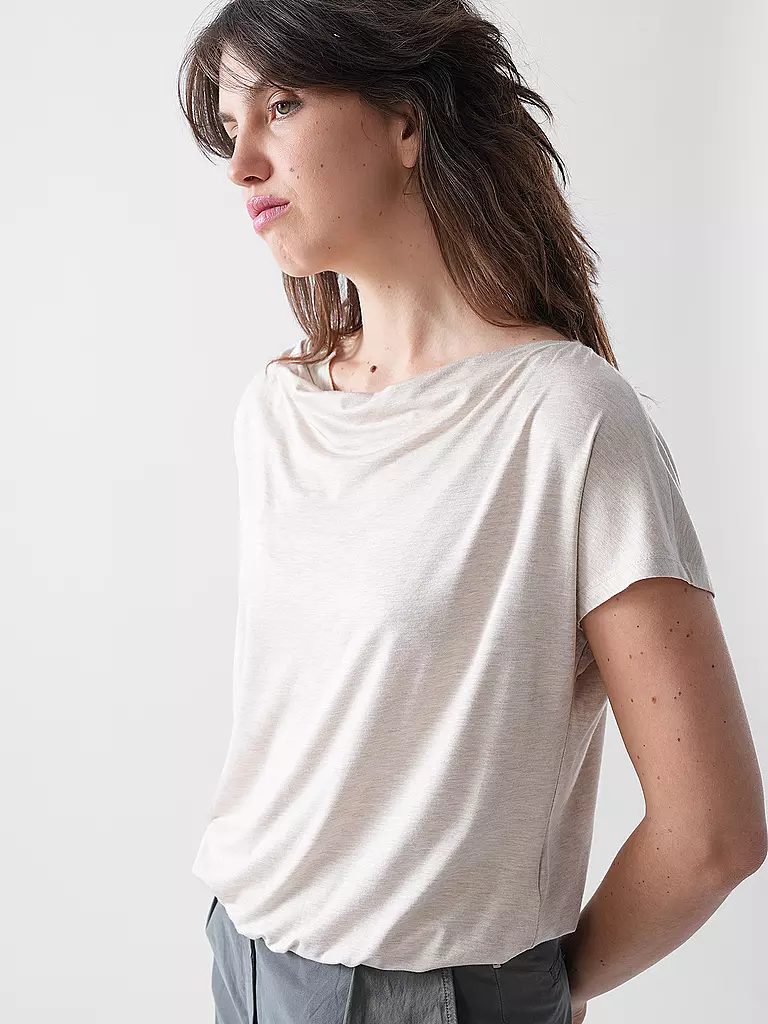 OPUS | T-Shirt SASSER | beige