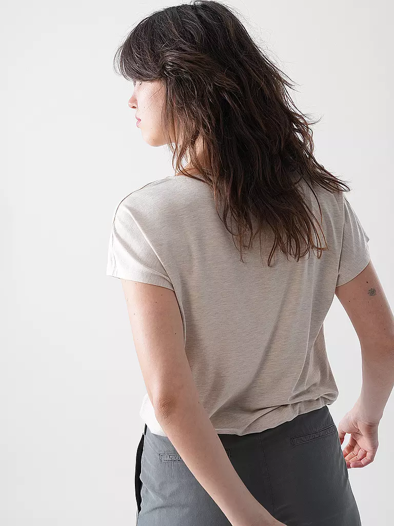 OPUS | T-Shirt SASSER | beige