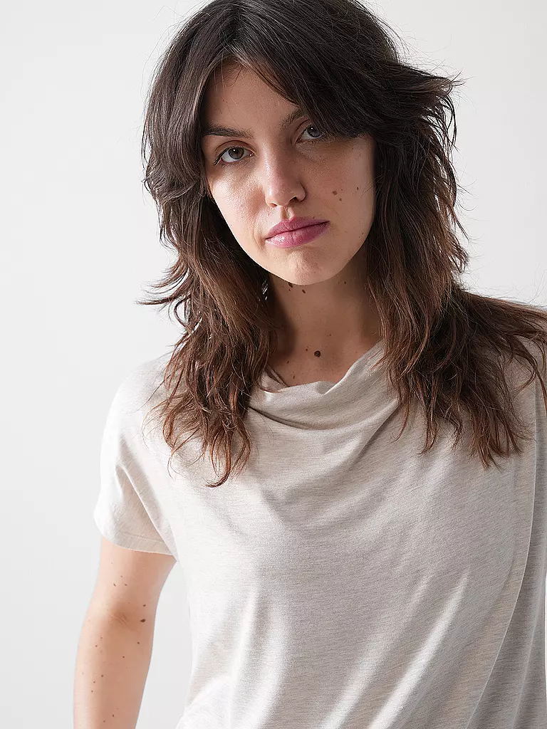 OPUS | T-Shirt SASSER | beige