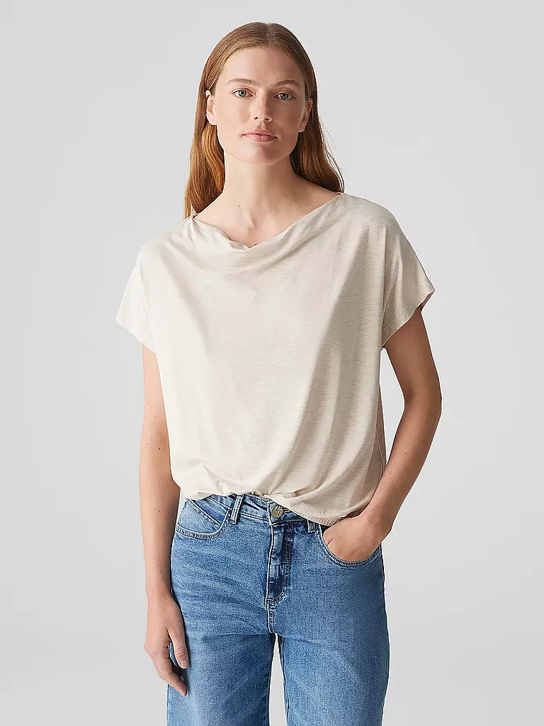 OPUS | T-Shirt SASSER | beige