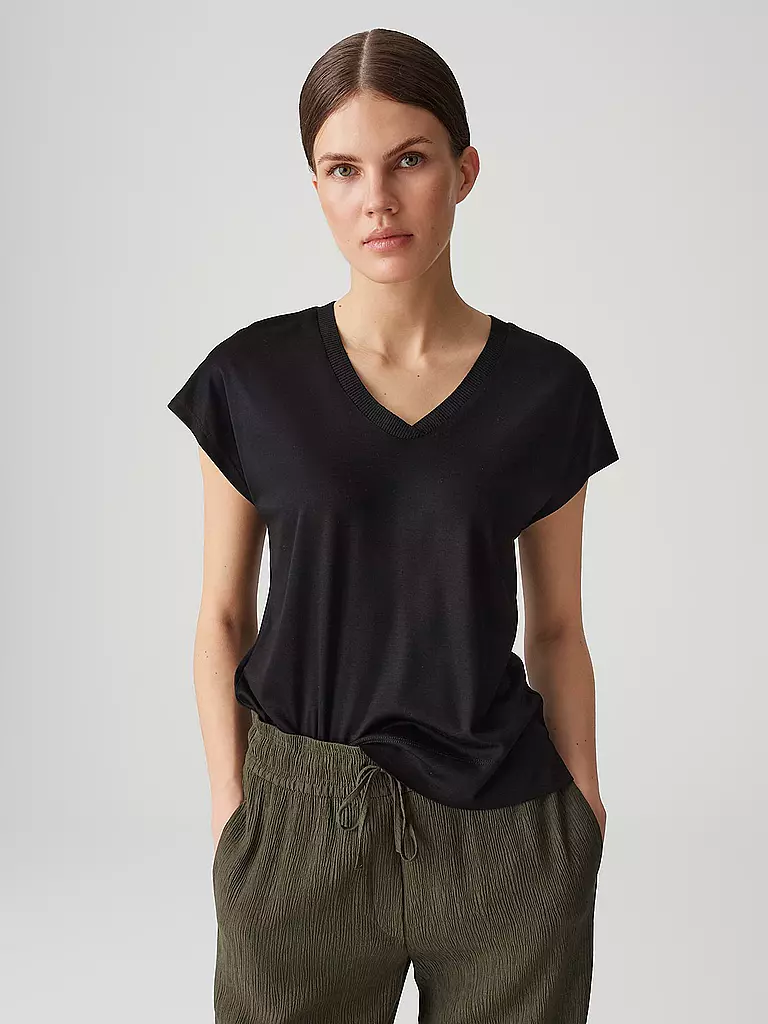 OPUS | T-Shirt SAVILCHEN | beige