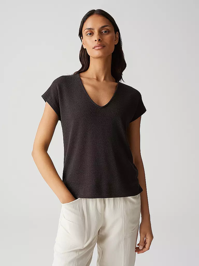 OPUS | T-Shirt SIRUKUS  | braun