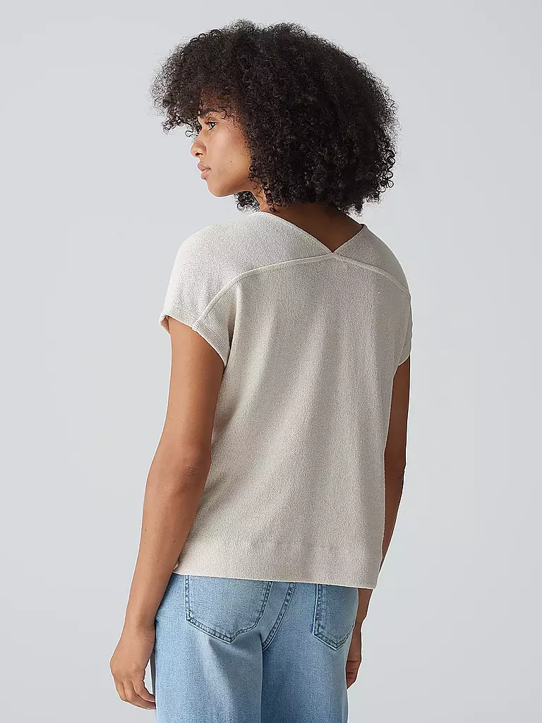 OPUS | T-Shirt SIRUKUS  | creme