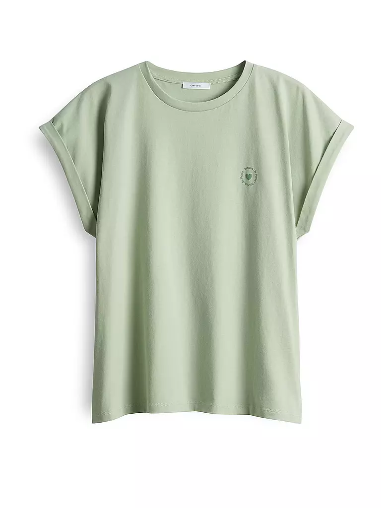 OPUS | T-Shirt SPARIS | grün