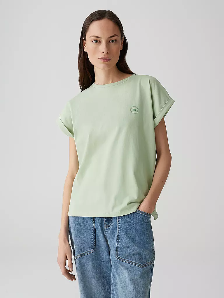OPUS | T-Shirt SPARIS | grün