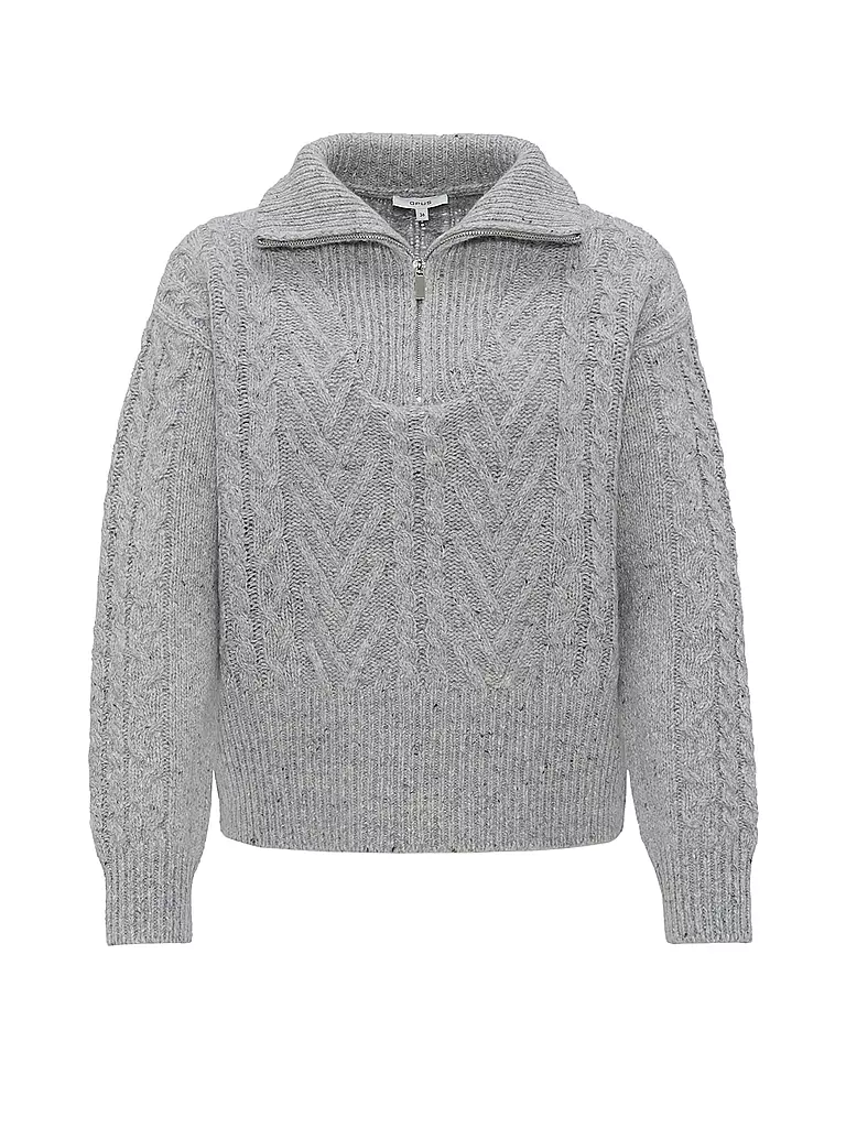 OPUS | Troyer Pullover POTUZA | grau