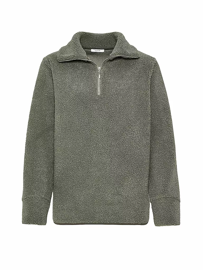 OPUS | Troyersweater GELSEY | dunkelgrün