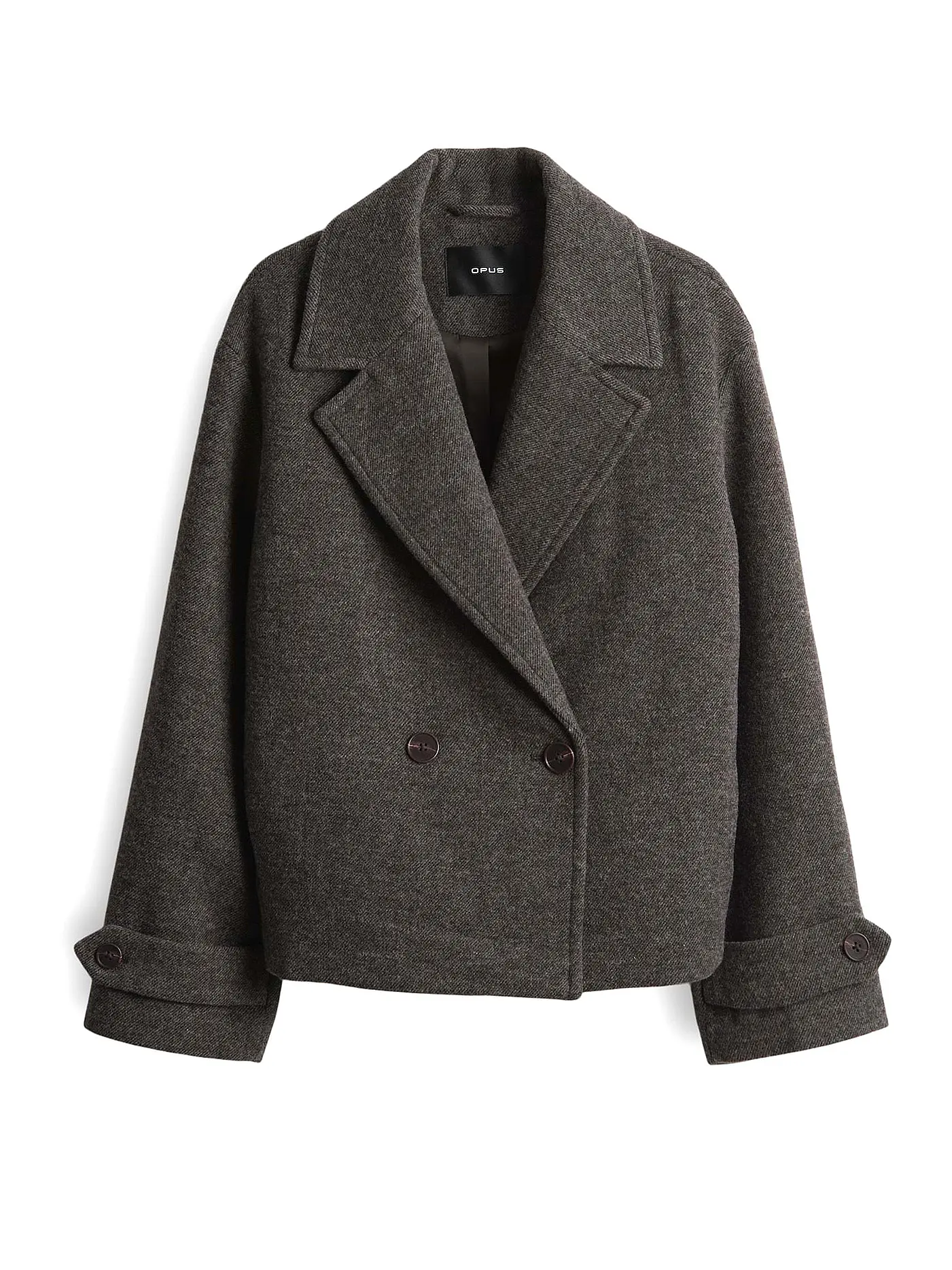 OPUS | Wolljacke HALLYN | grau