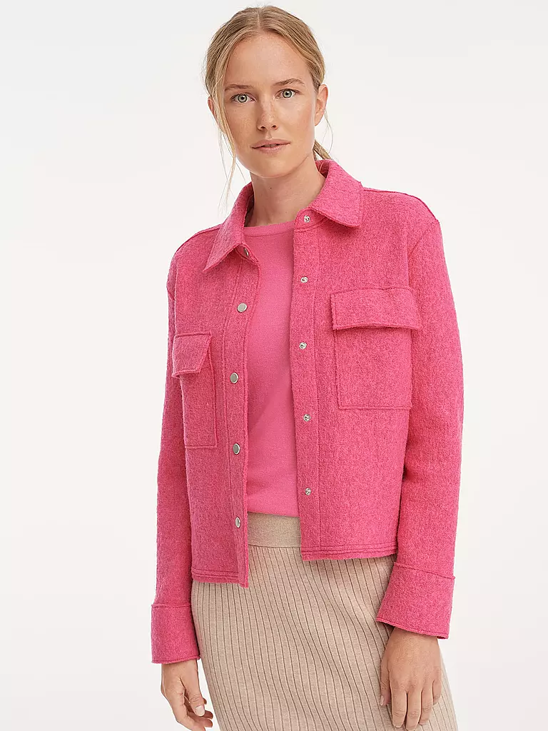 OPUS | Wolljacke JAVENNE | pink