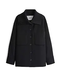 OPUS | Wolljacke JOSIA | schwarz