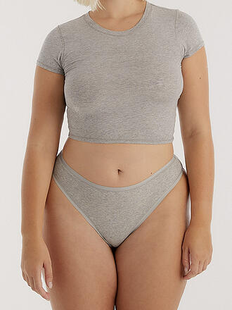 ORGANIC BASICS | String CORE RIB grey melange 