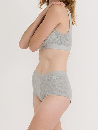 ORGANIC BASICS | Pants CORE RIB grey melange