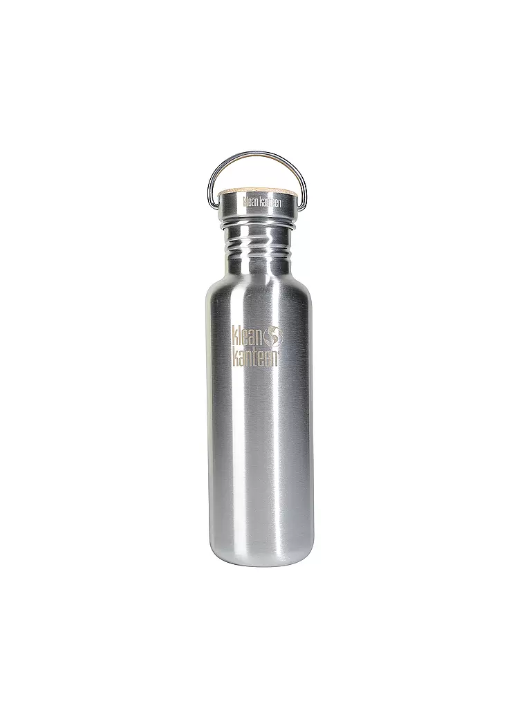 ORGANIC BASICS | Edelstahl Trinkflasche 0,8l | silber