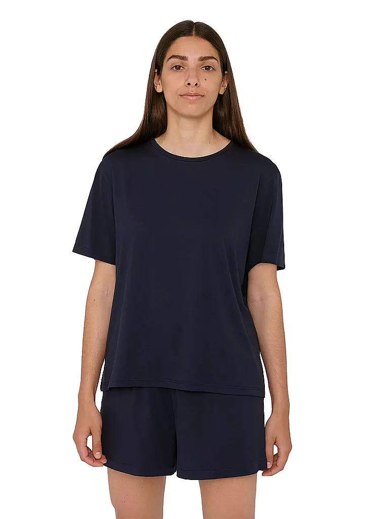 ORGANIC BASICS | T-Shirt | blau