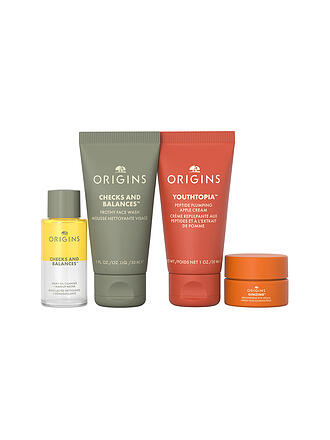 ORIGINS | CLEANSE & GLOW ESSENTIALS Our Most-Loved Skincare Essentials Set 3x30ml / 5ml