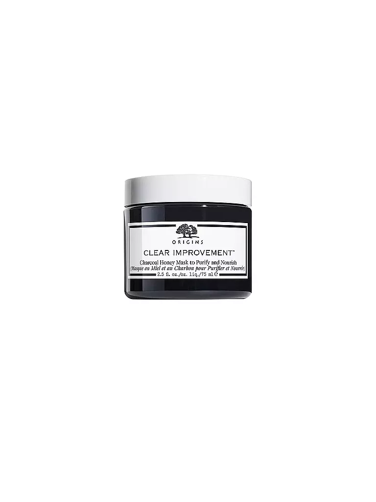 ORIGINS | Clear Improvement™ Charcoal Honey Mask To Purify  & Nourish 75ml | transparent