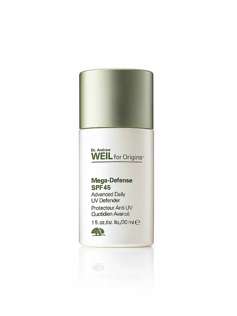 ORIGINS | Dr. Andrew Weil for Origins™ Mega-Defense Advanced Daily UV Defender SPF45 30ml | transparent