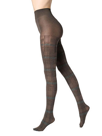 OROBLU | Modestrumpfhose 60 DEN SOFT PLAID brown 4