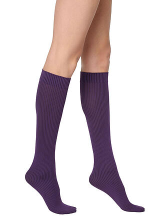 OROBLU | Kniestrümpfe violet/black