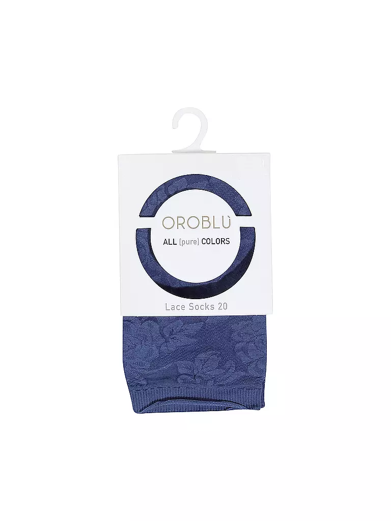 OROBLU | Feinstrumpfsocken " All Colors Lace " jeans1 | blau